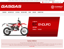 Tablet Screenshot of gasgas.com